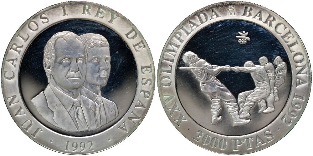 ESPAÑA 2000 PESETAS 1992 OLIMPIADAS DE BARCELONA