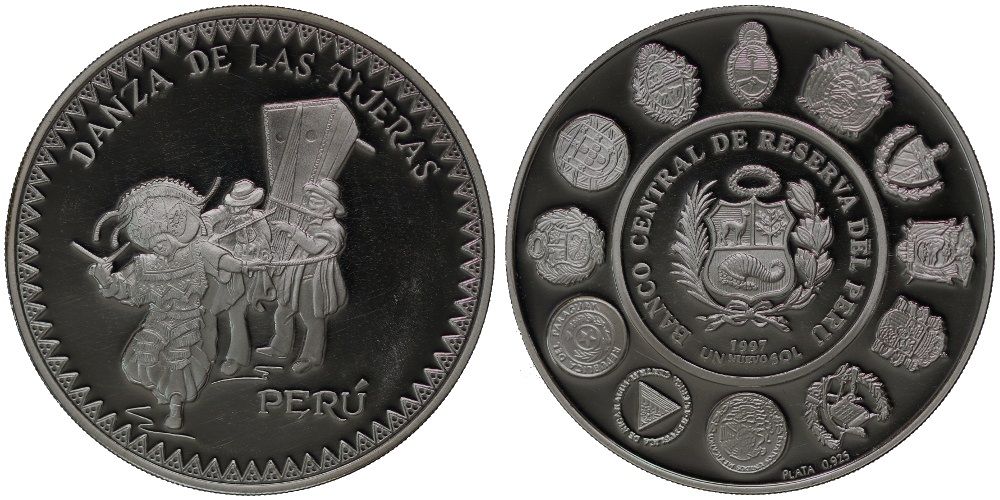 PERU 1 NUEVO SOL 1997 III SERIE IBEROAMERICANA