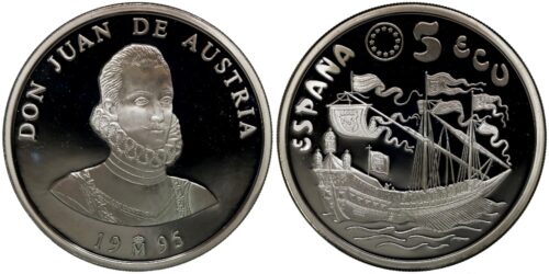 Alternative view of ESPAÑA 5 ECUS 1995 DON JUAN DE AUSTRIA