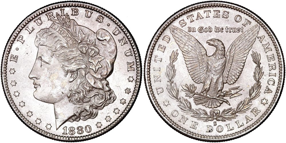 USA 1 DOLAR 1880 S