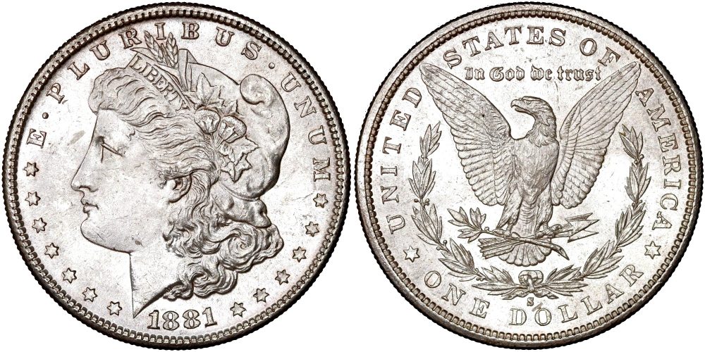 USA 1 DOLAR 1881 S
