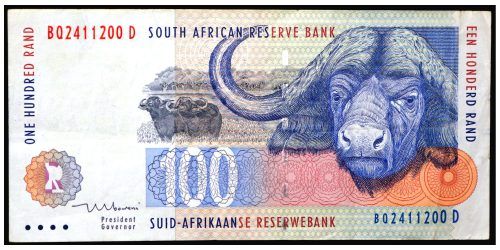 SUDAFRICA; 100 RAND (1999)