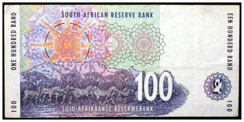 SUDAFRICA; 100 RAND (1999) - Imagen 2