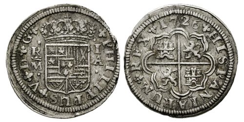 FELIPE V  1 REAL 1726 MADRID A