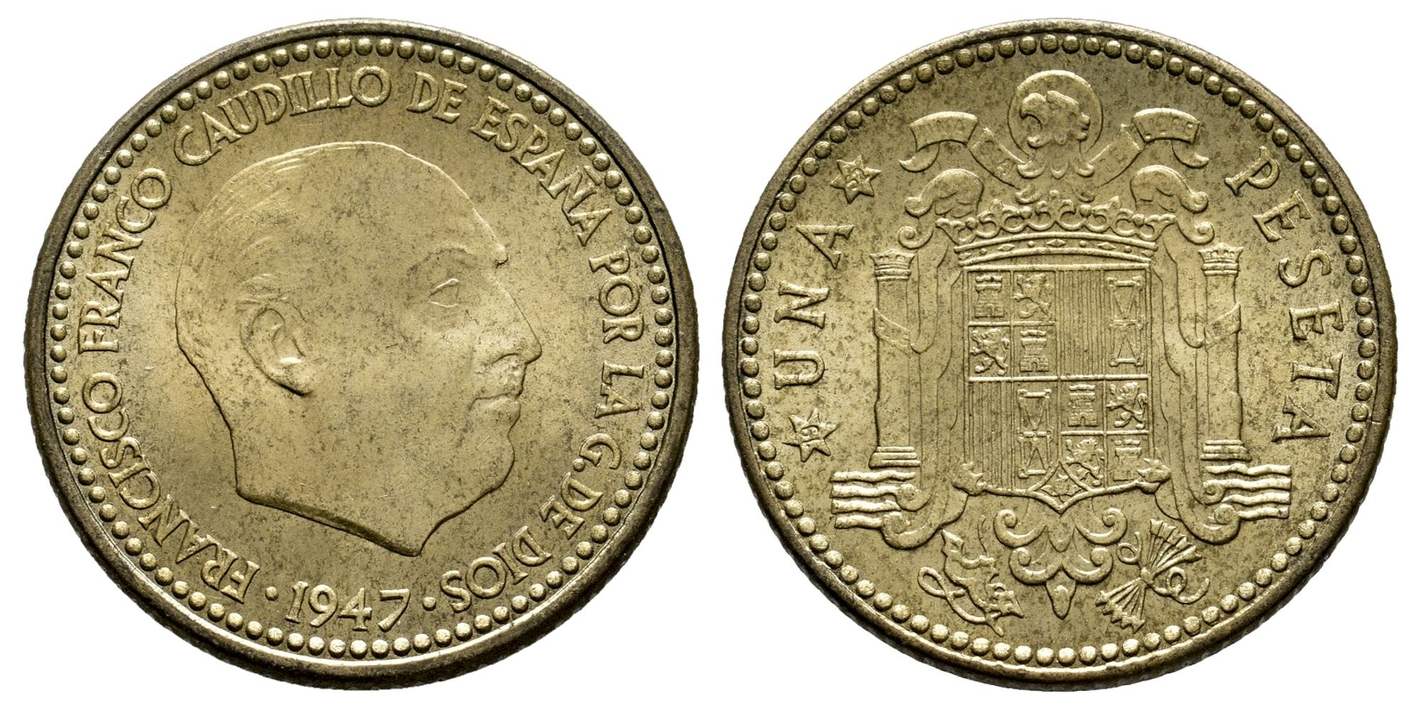 ESTADO ESPAÑOL 1 PESETA 1947*19-52