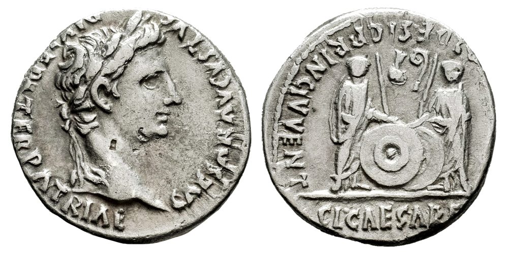 AUGUSTO (DENARIO) 7 al 6 a.C.