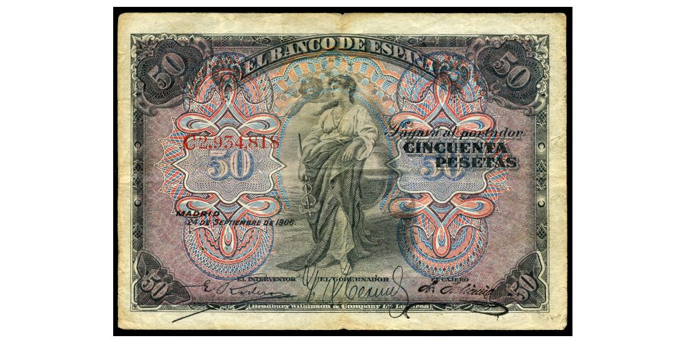 ALFONSO XIII  50 PESETAS 1906