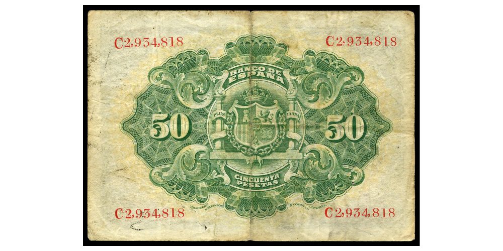 ALFONSO XIII  50 PESETAS 1906 - Imagen 2