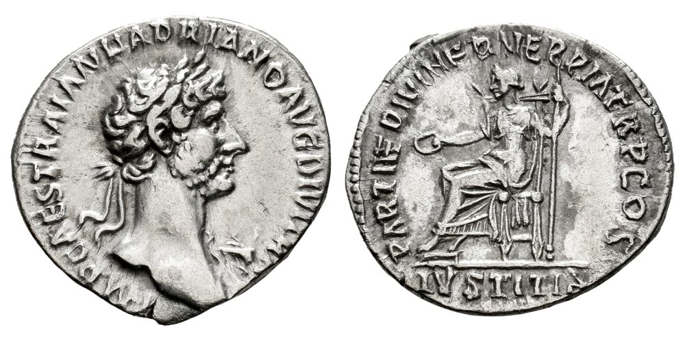 ADRIANO (DENARIO) 117 d.C.
