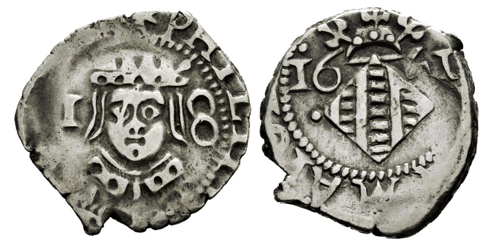 FELIPE IV  1 REAL (DIECIOCHENO) 1651 VALENCIA