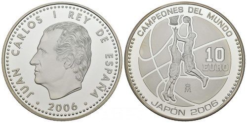 Alternative view of ESPAÑA 10 EUROS 2006 CAMPEONES DEL MUNDO JAPON´06