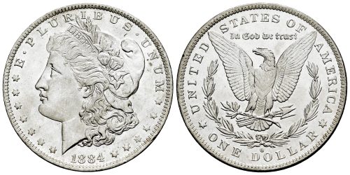 USA 1 DOLAR 1884 O