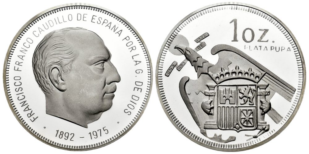 TIPO ONZA (PLATA) FRANCISCO FRANCO 1892-1975