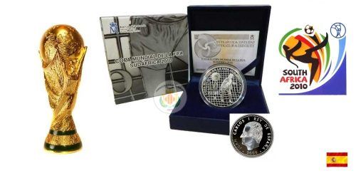 ESPAÑA 10 EUROS 2009 COPA MUNDIAL SUDAFRICA 2010