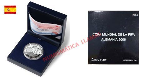 ESPAÑA 10 EUROS 2004 MUNDIAL DE FUTBOL ALEMANIA 2006