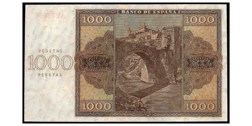 Alternative view of ESTADO ESPAÑOL 1000 PESETAS 1936