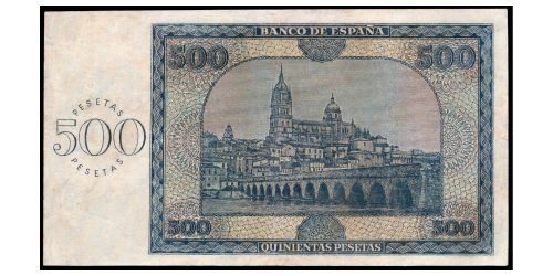 Alternative view of ESTADO ESPAÑOL 500 PESETAS 1936