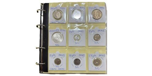 JUAN CARLOS I  COLECCION COMPLETA DE LA PESETA  1975-2001 - Imagen 4