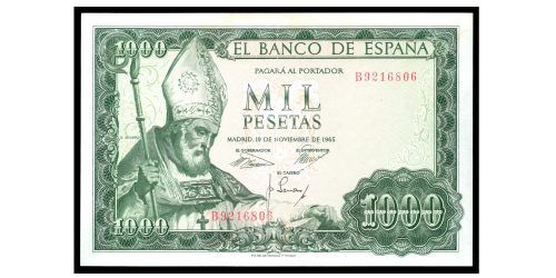 ESTADO ESPAÑOL 1000 PESETAS 1965 SAN ISIDORO