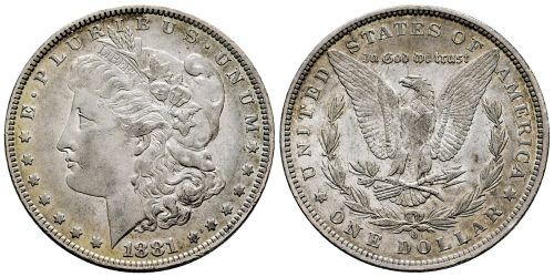 USA 1 DOLAR 1881 O