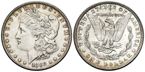 USA 1 DOLAR 1882