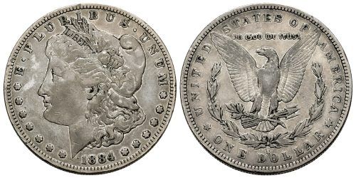 USA 1 DOLAR 1884 S