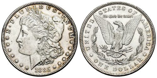 USA 1 DOLAR 1885