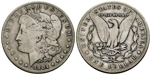 USA 1 DOLAR 1904 S