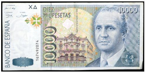 JUAN CARLOS I  10000 PESETAS 1992  JORGE JUAN