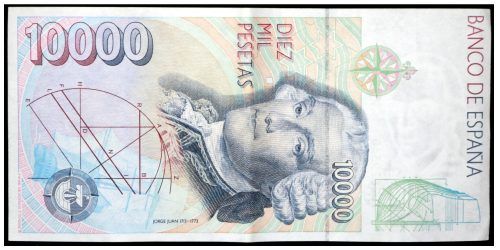 Alternative view of JUAN CARLOS I  10000 PESETAS 1992  JORGE JUAN