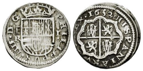 FELIPE IV  1 REAL 1652 / 28 SEGOVIA BR / I