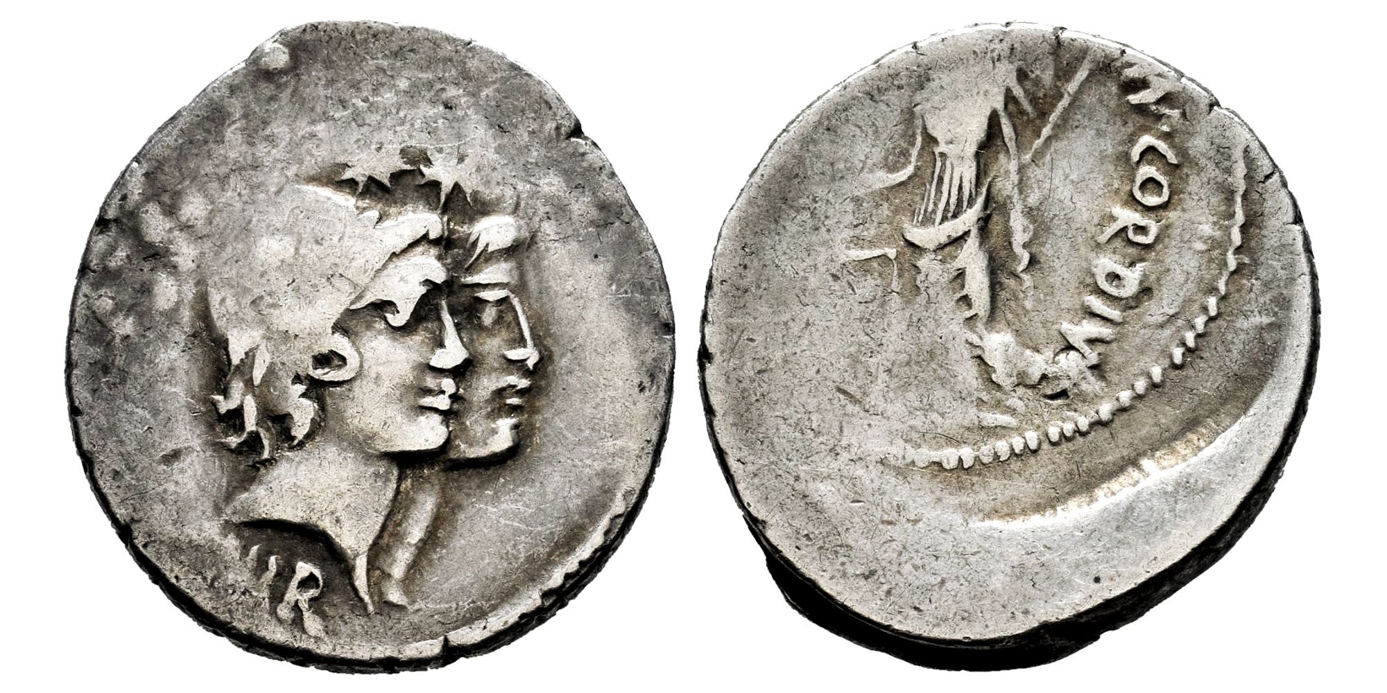 FAMILIA CORDIA (DENARIO) 46 a.C.