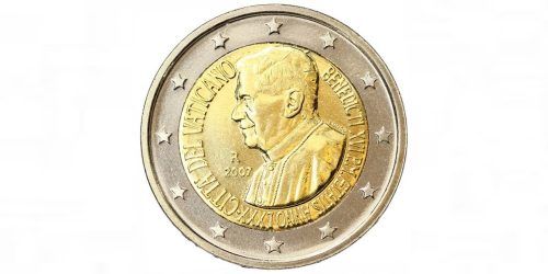 2 EUROS VATICANO 2007