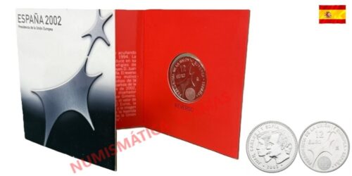 ESPAÑA CARTERA 12 EUROS 2002 PRESIDENCIA DE LA U.E.