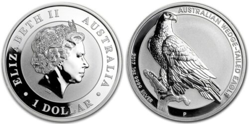 AUSTRALIA 1 DOLAR 2017 AGUILA