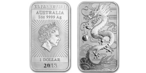 AUSTRALIA 1 DOLAR 2018 DRAGON