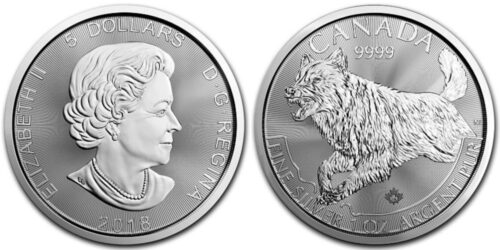 CANADA 5 DOLARES 2018 LOBO