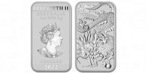 AUSTRALIA 1 DOLAR 2022 DRAGON