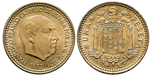 ESTADO ESPAÑOL 1 PESETA 1953*19-63