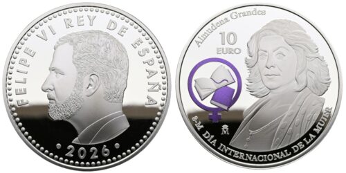 ESPAÑA 10 EUROS 2026 ALMUDENA GRANDES