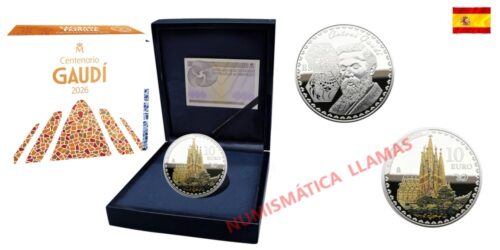 ESPAÑA 10 EUROS 2026  GAUDI - LA SAGRADA FAMILIA - Imagen 2