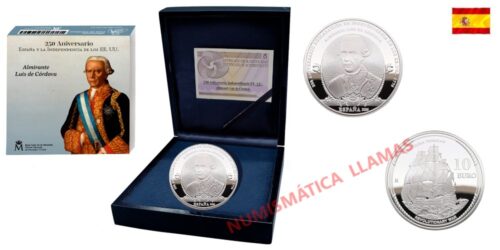 Alternative view of ESPAÑA 10 EUROS 2026  INDEPEND. E.E.U.U. ALMIRANTE LUIS DE CORDOVA