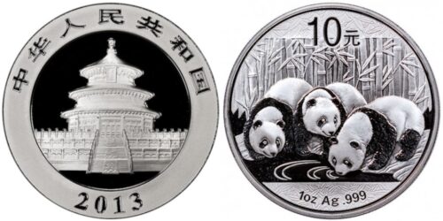 CHINA 10 YUAN 2013 OSO PANDA