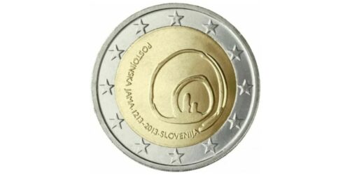 2 EUROS ESLOVENIA 2013 CUEVA DE POSTOJNA