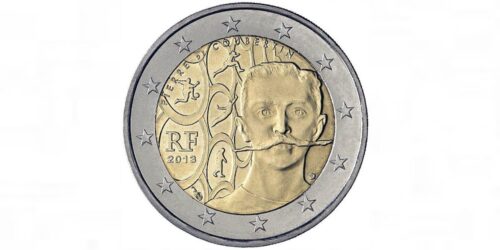 2 EUROS FRANCIA 2013 PIERRE DE COUBERTIN
