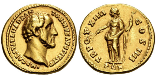 ANTONINO PIO (AUREO) 150 al 151 d.C.