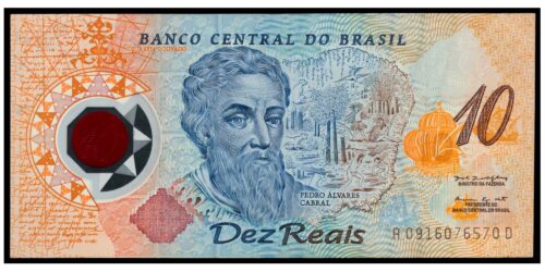 BILLETE; BRASIL 10 REALES 2000 PEDRO ALVARES CABRAL