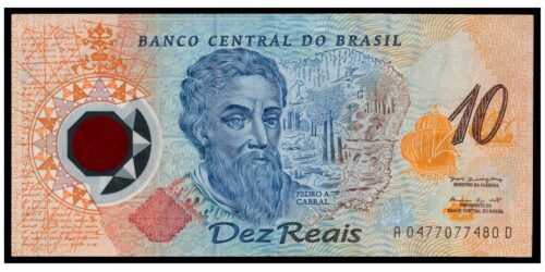 BILLETE; BRASIL 10 REALES 2000 PEDRO ALVARES CABRAL