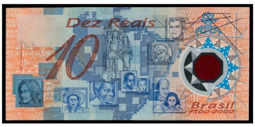 Alternative view of BILLETE; BRASIL 10 REALES 2000 PEDRO ALVARES CABRAL