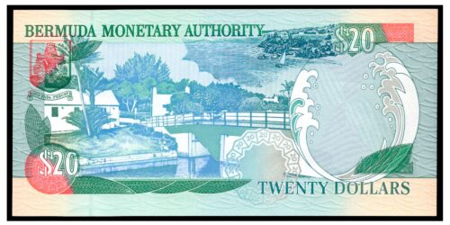 Alternative view of BILLETE; BERMUDAS 20 DOLARES 2000